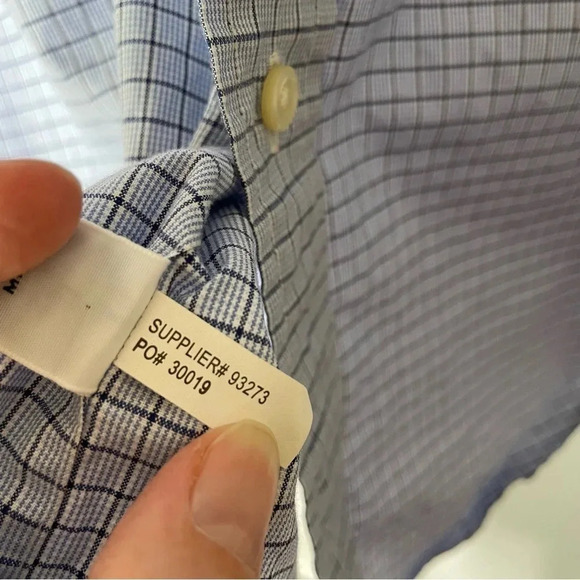 Ralph Lauren Blue Label Button Up Shirt Size 16.5 36/37 - Picture 8 of 9